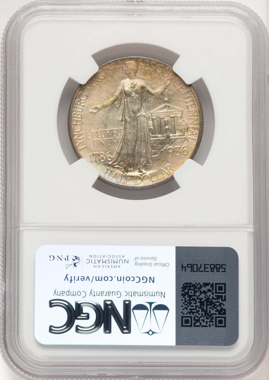 1936 50C Lynchburg Commemorative Silver NGC MS67+ (769601009)