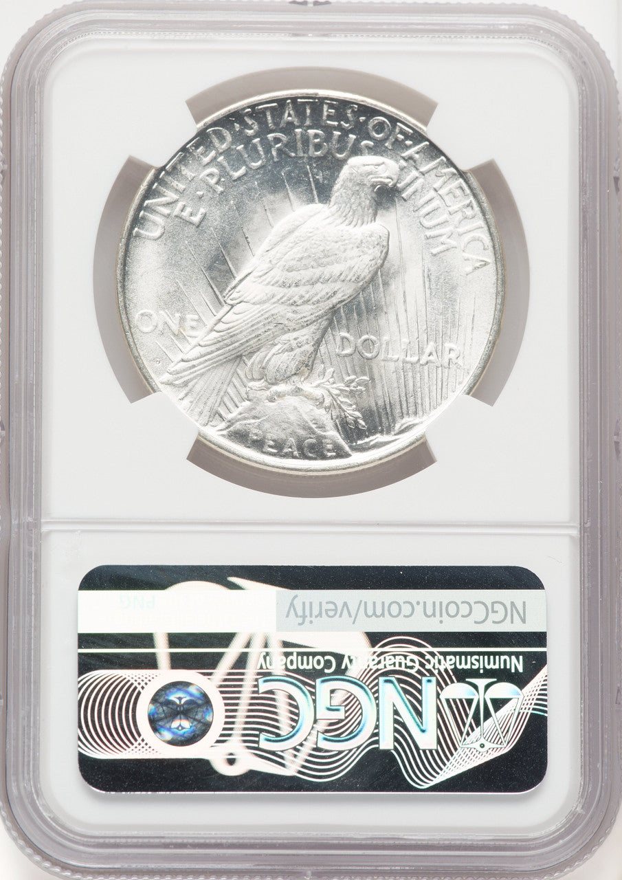 1922-D Peace Dollar NGC MS66