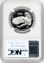 2022-W $100 One-Ounce Platinum Eagle Freedom of Speech Brown Label NGC PF70 (767764024)