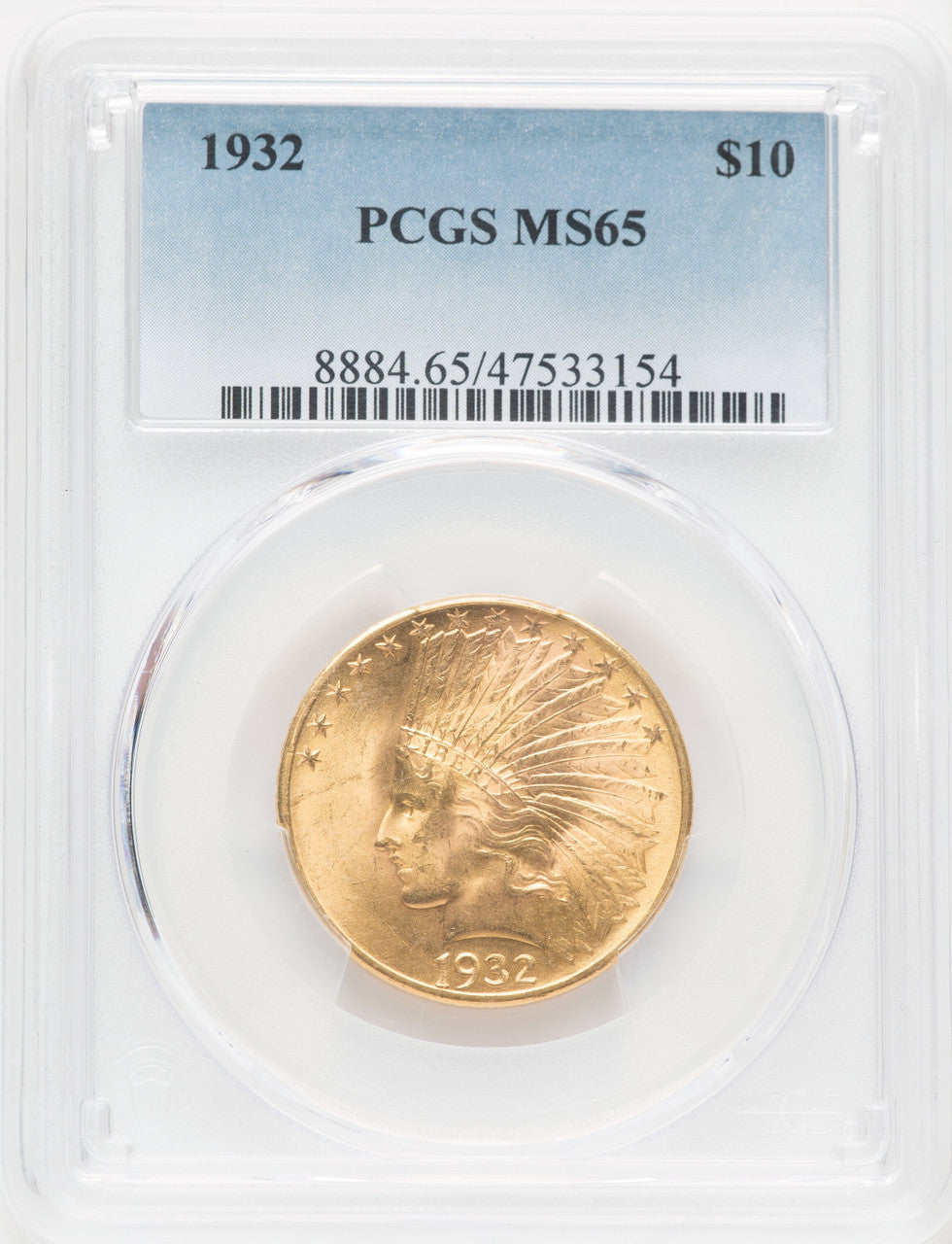 1932 $10 Indian Eagle PCGS MS65 (769658037)