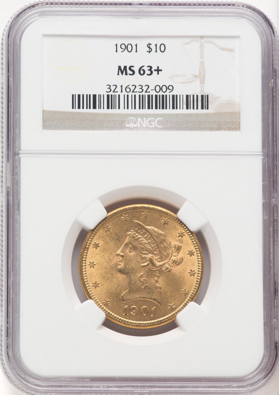 1901 $10 Liberty Eagle NGC MS63+