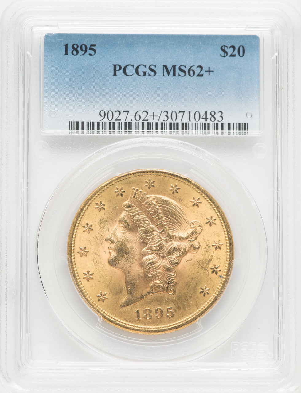1895 $20 Liberty Double Eagle PCGS MS62+ (519255256)