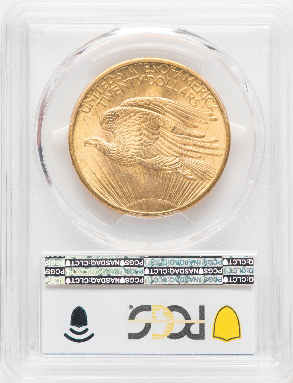 1908 $20 NO MOTTO Saint-Gaudens Double Eagle PCGS MS65+ (506087001)