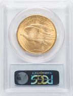 1908 $20 NO MOTTO Saint-Gaudens Double Eagle PCGS MS64+ (506291023)