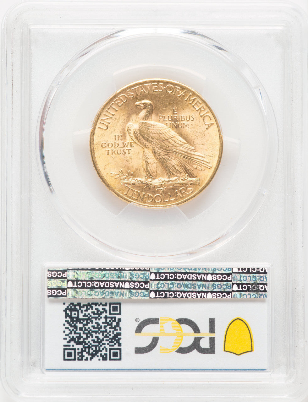 1932 $10 Blue Gradient Indian Eagle PCGS MS63+