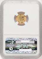 1889 G$1 Gold Dollar NGC MS64 (769658004)