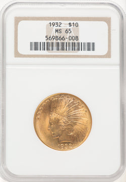 1932 $10 Indian Eagle NGC MS65 (769658038)