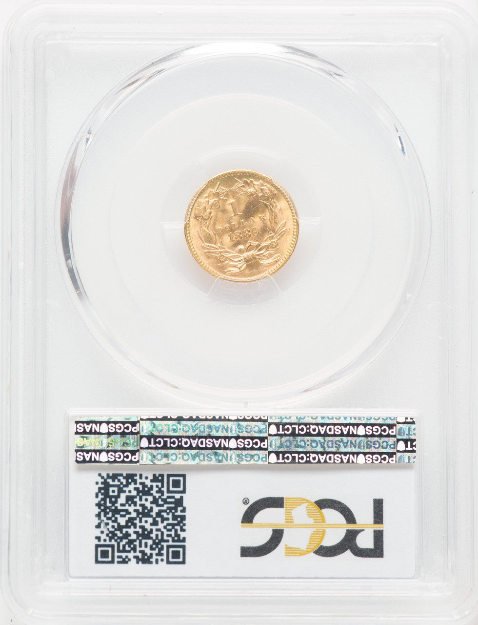 1889 G$1 Gold Dollar PCGS MS66 (769609064)