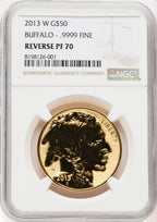 2013-W $50 Gold Buffalo Reverse Proof NGC PF70