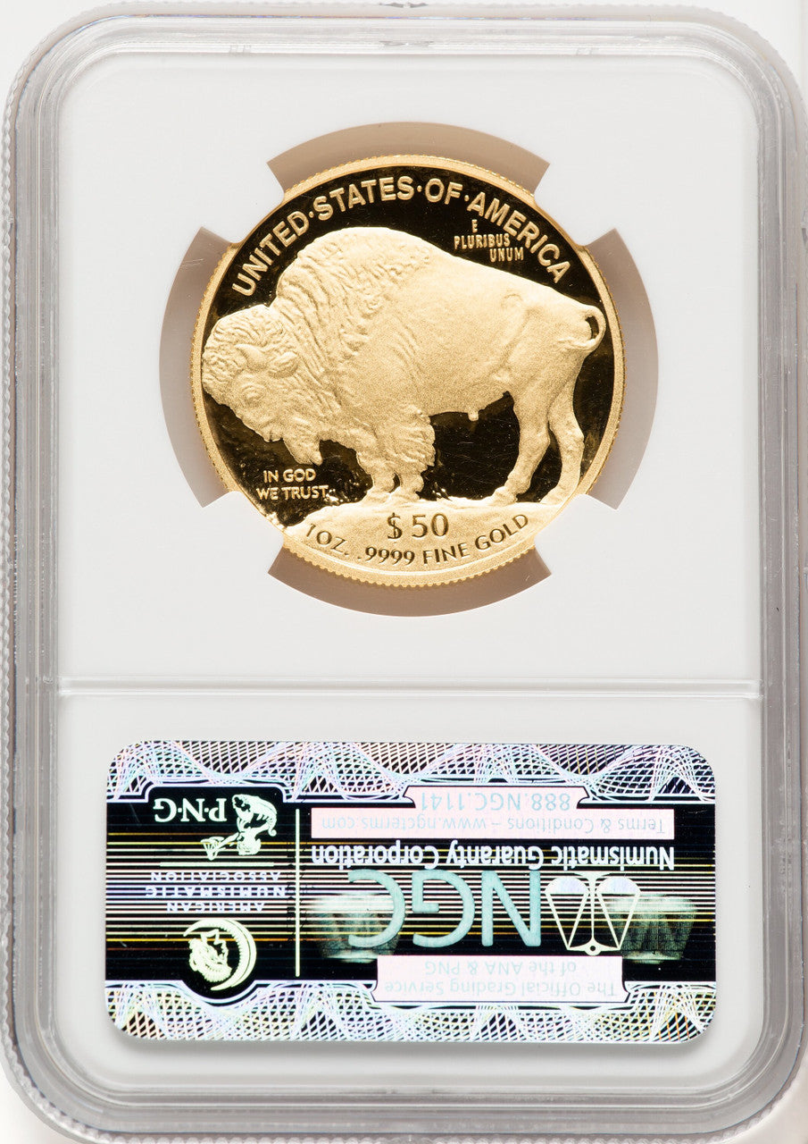 2010-W $50 Gold Buffalo Early Releases NGC PF70