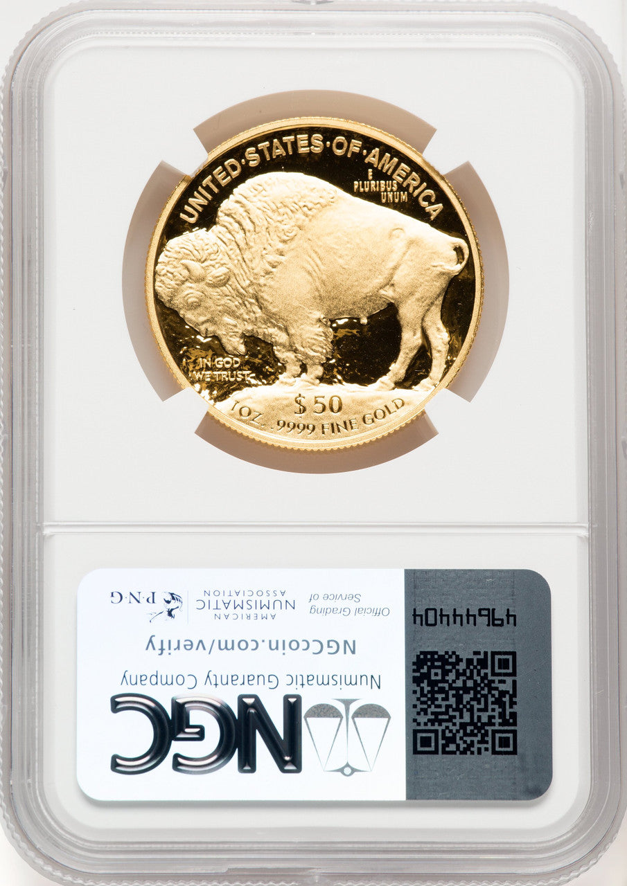 2016-W $50 Gold Buffalo 10th Anniversary NGC PF70