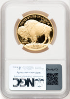 2021-W 1 oz Gold Buffalo Brown Label NGC PF70