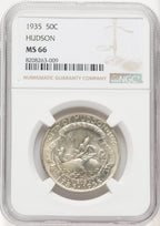 1935 50C Hudson Commemorative Silver NGC MS66 (769899024)