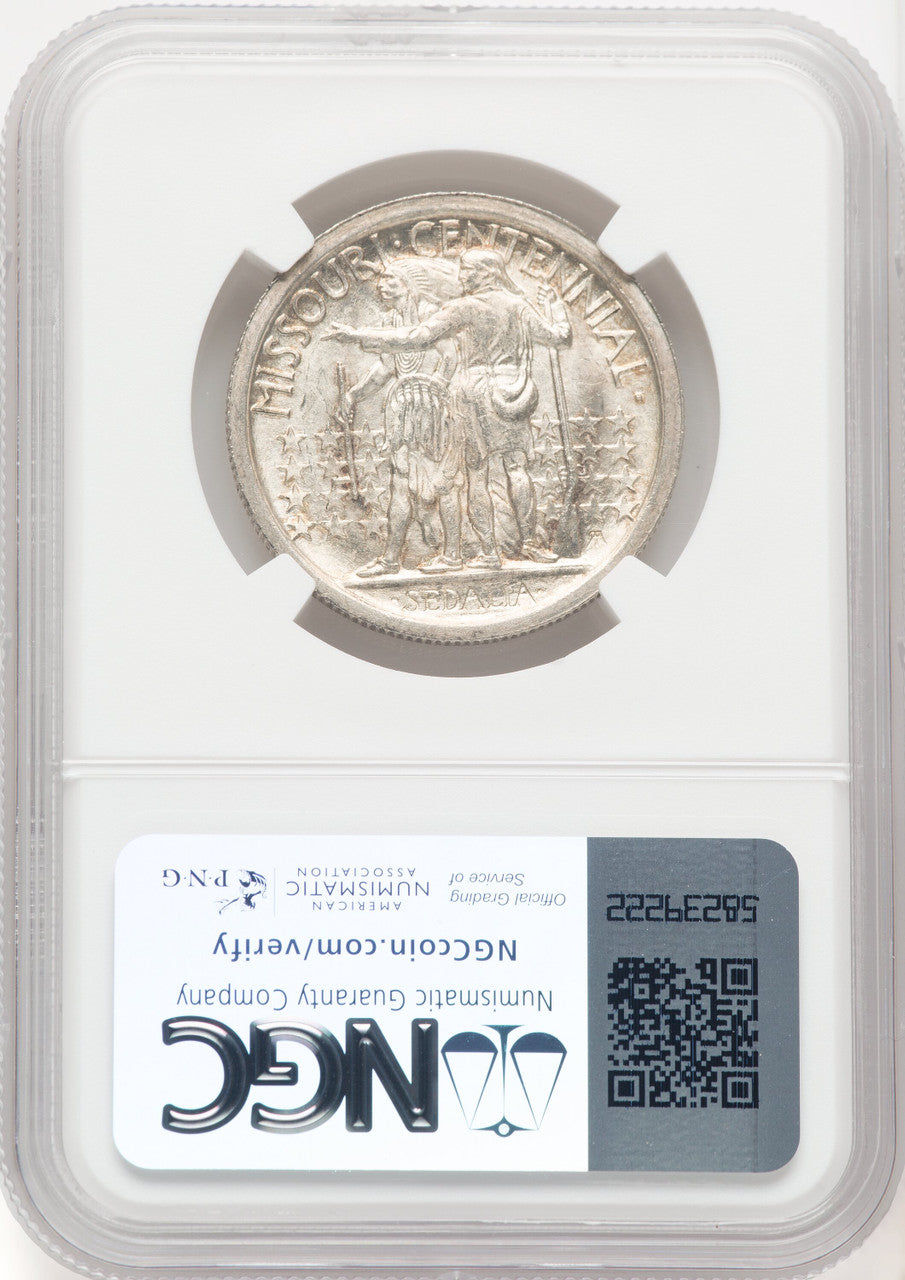 1921 50C Missouri 2x4 Commemorative Silver NGC MS65 (769899022)