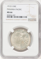 1915-S 50C Panama-Pacific Commemorative Silver NGC MS66 (769899009)