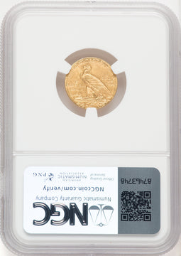 1910 $2.50 Indian Quarter Eagle NGC MS64 (769899001)