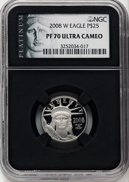 2008-W $25 Quarter-Ounce Platinum Eagle Statue of Liberty NGC PF70 (769849002)