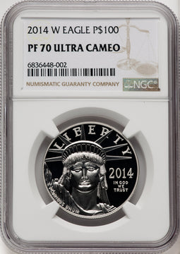 2014-W $100 One-Ounce Platinum Eagle NGC PF70 (505977009)