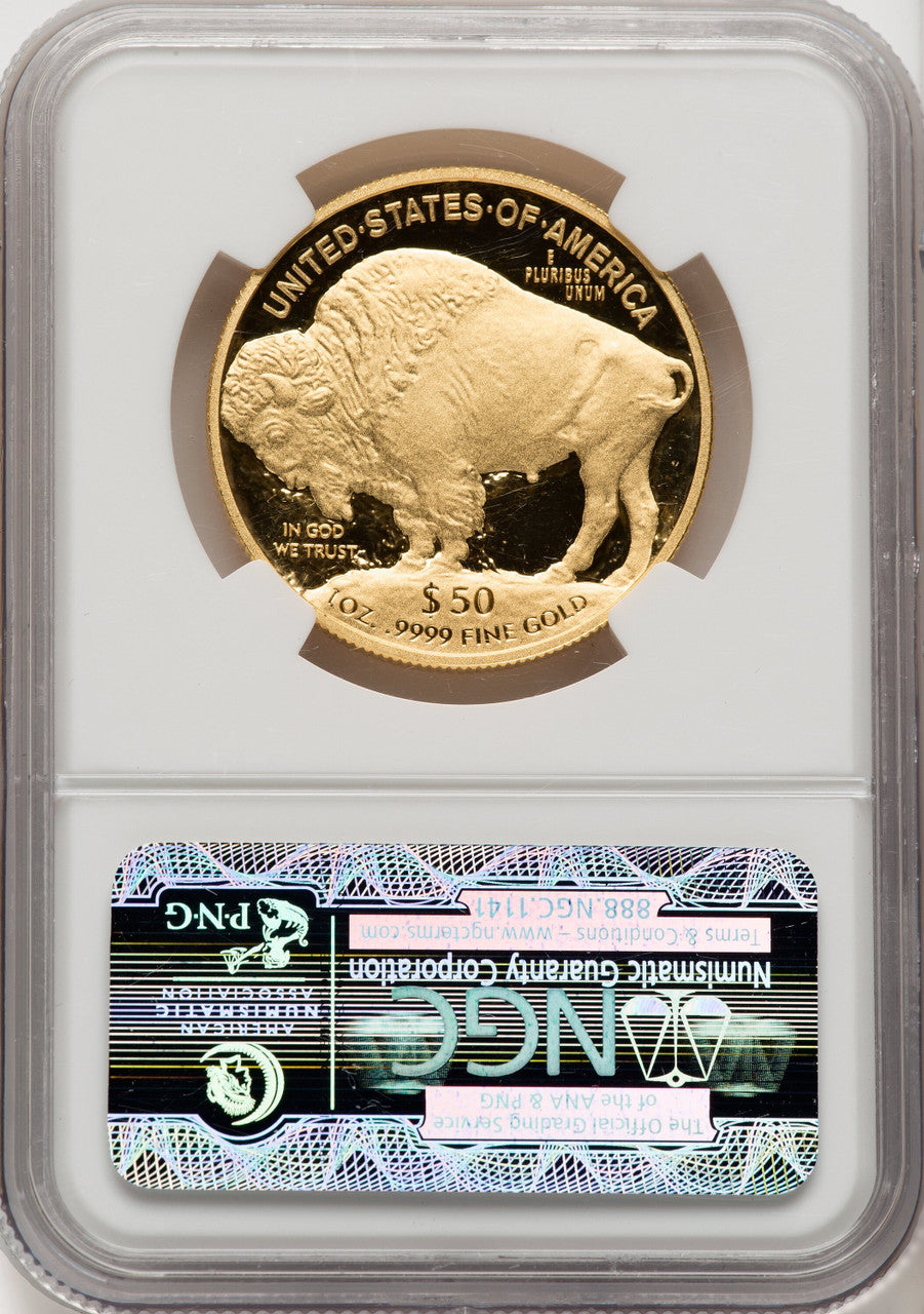 2011-W $50 One-Ounce Gold Buffalo First Strike NGC PF70 (769955001)