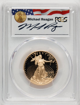 2020-W $25 Half-Ounce Gold Eagle FDI Reagan Legacy Series PCGS PR70