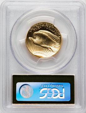 2009 $20 One-Ounce Gold Ultra High Relief PCGS MS70