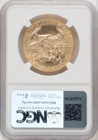 2018-W 1 Oz Burnished Gold Eagle NGC MS70