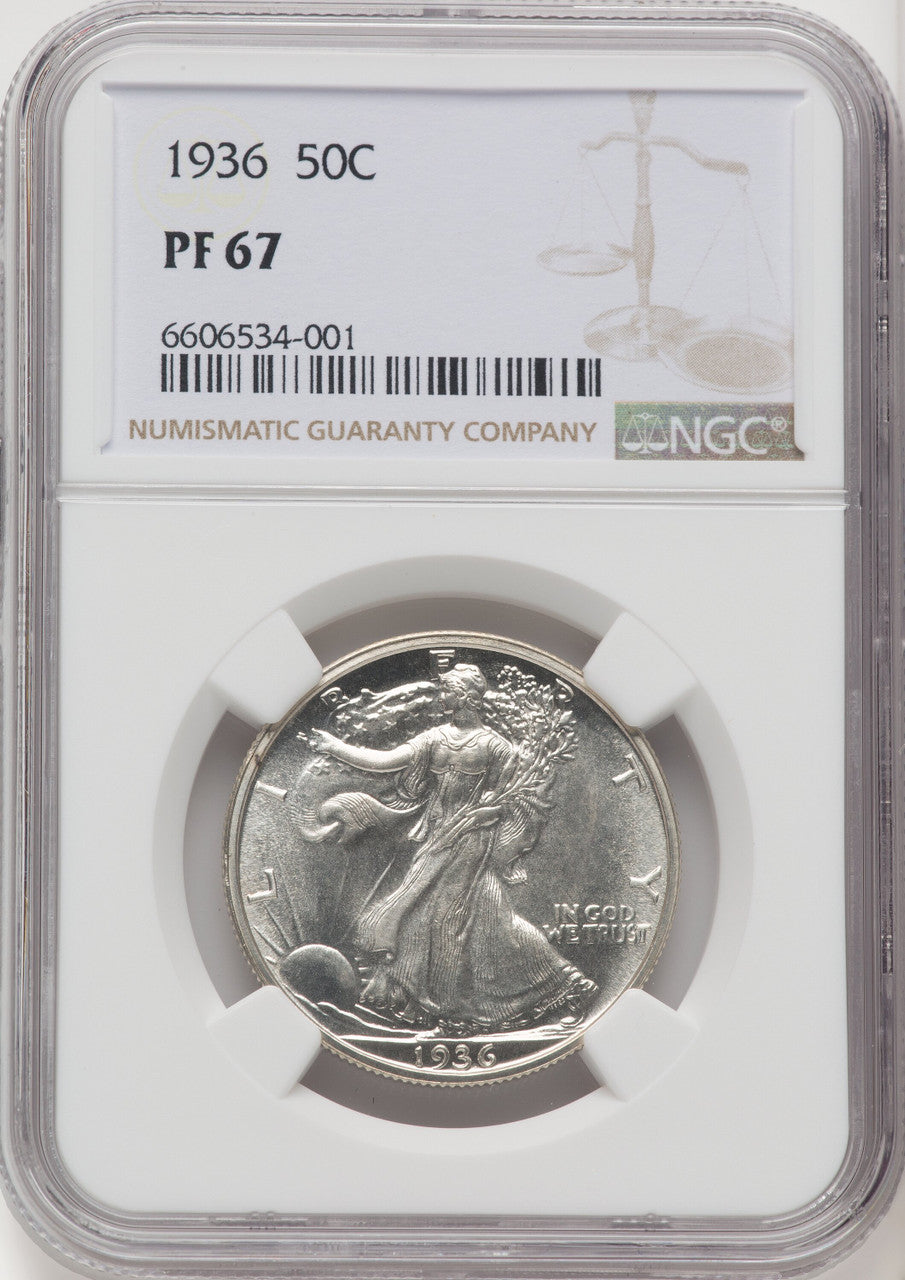 1936 50C Proof Walking Liberty Half Dollar NGC PR67 (769563021)