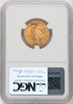1909 $5 Indian Half Eagle NGC MS66