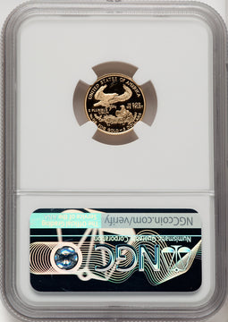 2005-W Gold American Eagle Brown Label 4-Coin Set NGC PF70