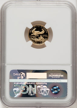 2007-W Gold American Eagle Brown Label 4-Coin Set NGC PF70