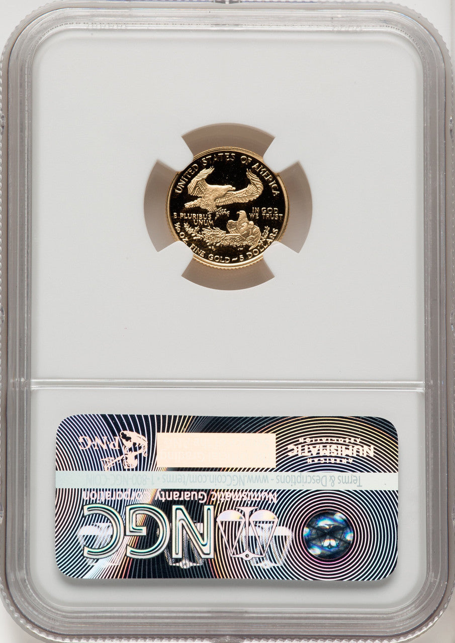 2007-W Gold American Eagle Brown Label 4-Coin Set NGC PF70