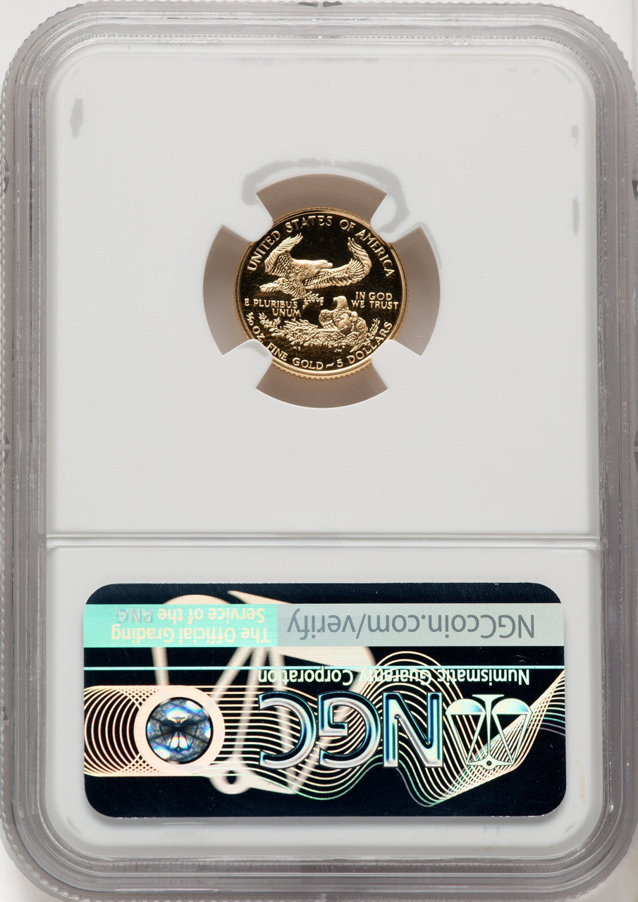 1993-P Gold American Eagle Brown Label 4-Coin Set NGC PF70