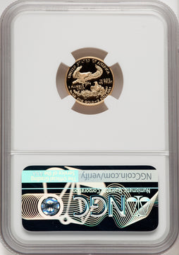 1999-W Gold American Eagle Brown Label 4-Coin Set NGC PF70