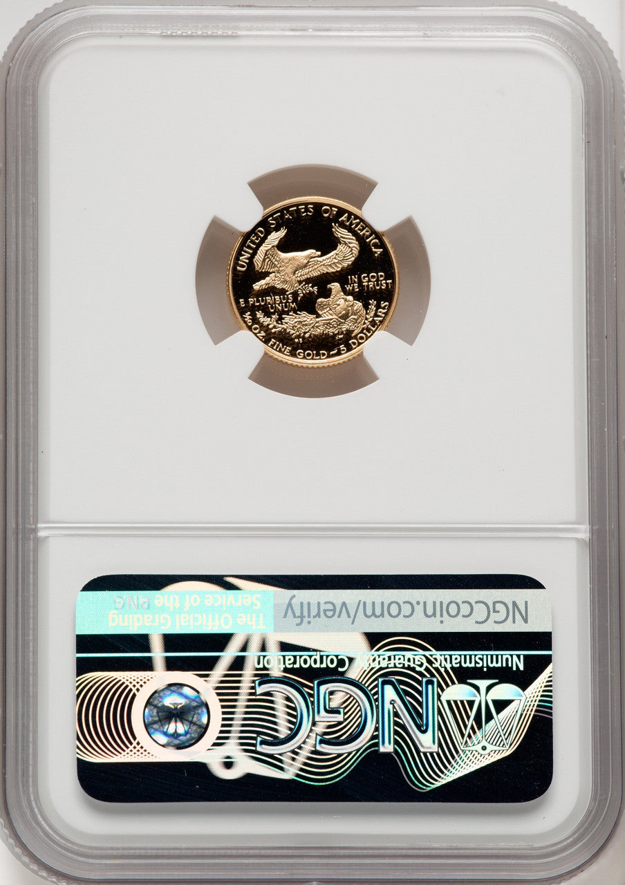 1999-W Gold American Eagle Brown Label 4-Coin Set NGC PF70
