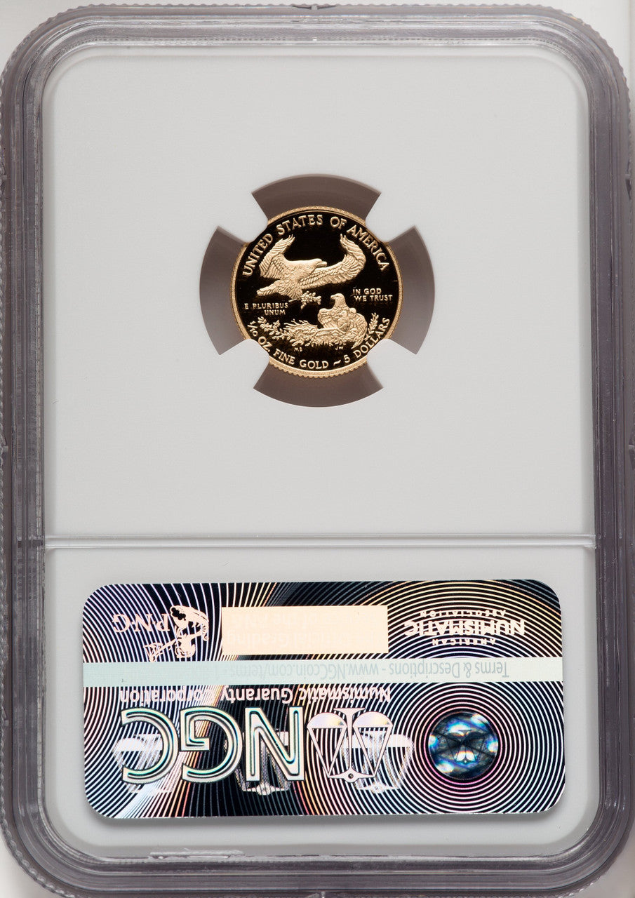 2016-W Gold American Eagle 4-Coin Set NGC PF70 Ed Moy Signed