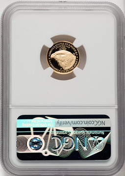2021-W T-2 Gold American Eagle 4-Coin Set NGC PF70 Jennie Norris Signed