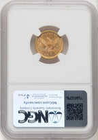 1899 $2.50 Liberty Quarter Eagle NGC MS66 (769208008)