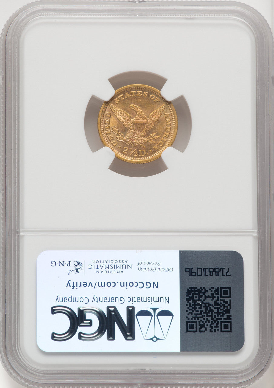 1899 $2.50 Liberty Quarter Eagle NGC MS66 (769208008)
