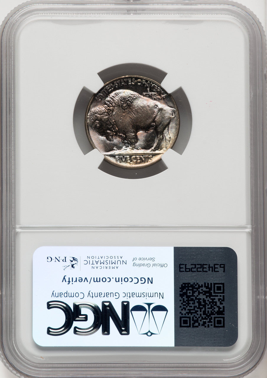 1938-D 5C Buffalo Buffalo Nickel NGC MS68 (769285010)