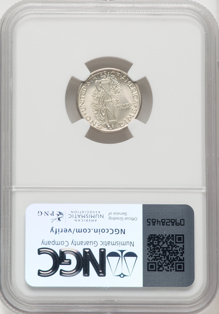 1928-D 10C FB Mercury Dime NGC MS65