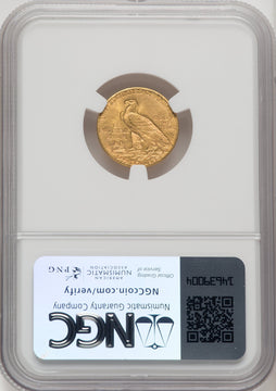 1911 $2.50 Indian Quarter Eagle NGC MS64 (769159039)