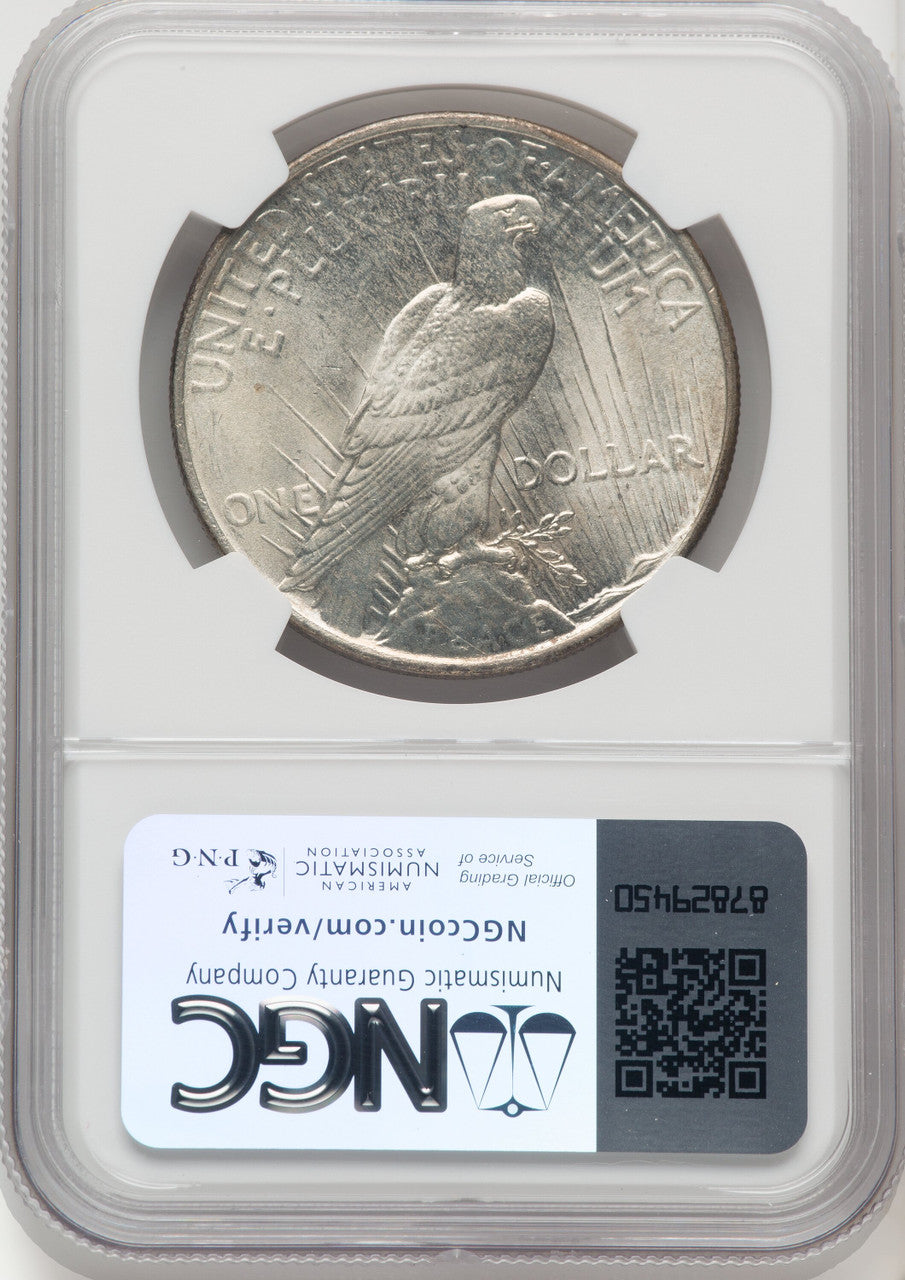 1925 Peace Dollar NGC MS67