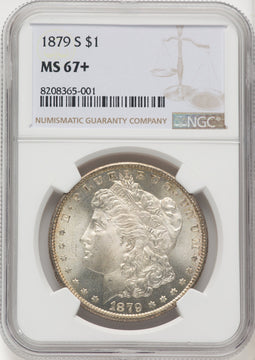 1879-S Morgan Dollar NGC MS67+