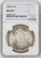 1879-S Morgan Dollar NGC MS67+