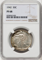 1942 50C Proof Walking Liberty Half Dollar NGC PR68 (769208001)