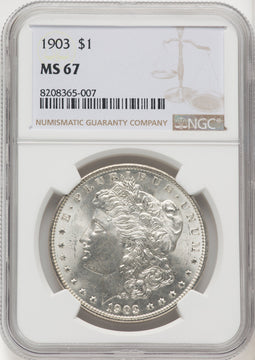 1903 Morgan Dollar NGC MS67
