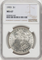 1903 Morgan Dollar NGC MS67