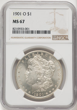 1901-O Morgan Dollar NGC MS67