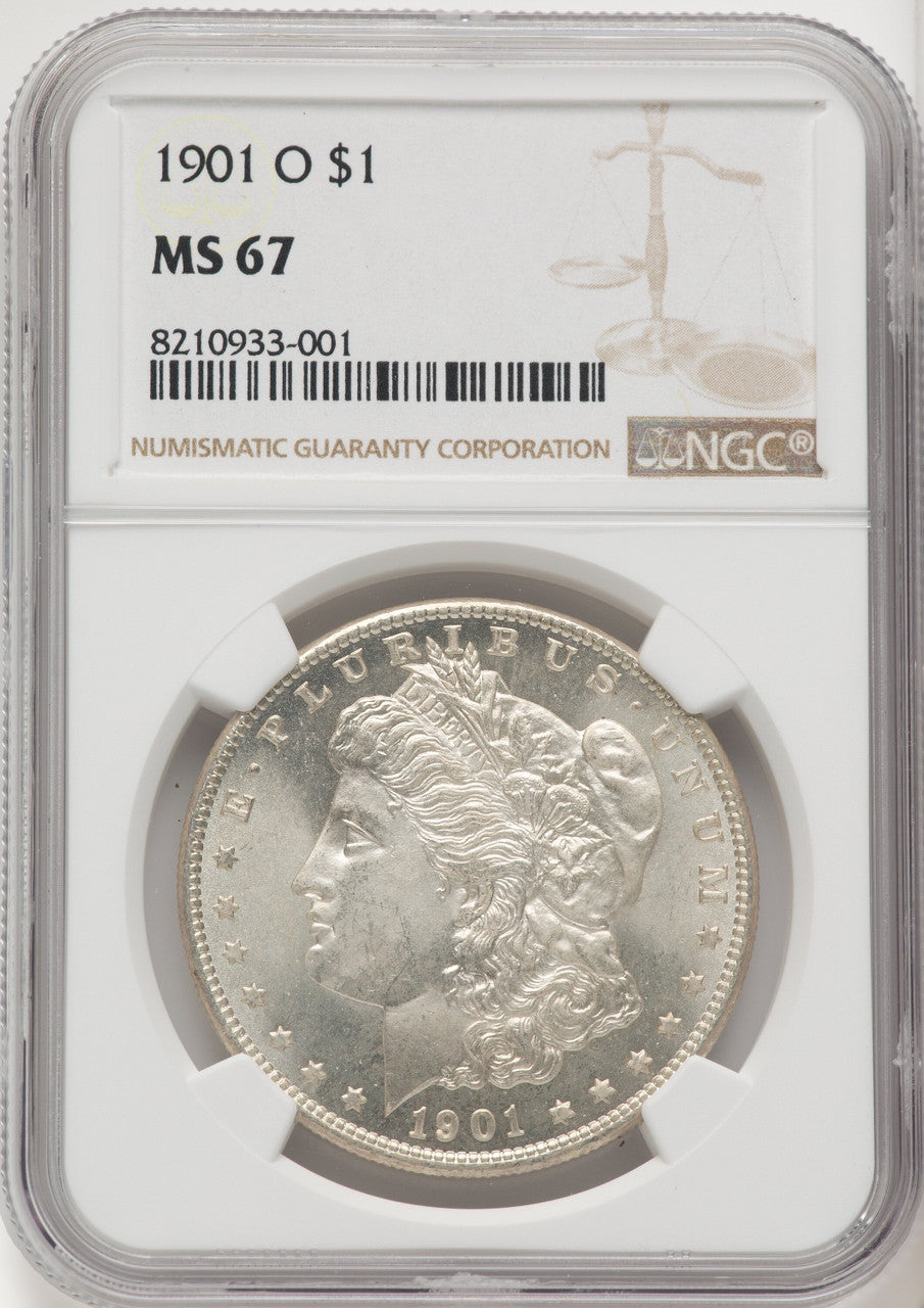 1901-O Morgan Dollar NGC MS67