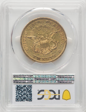 1850 $20 Liberty Double Eagle PCGS AU50